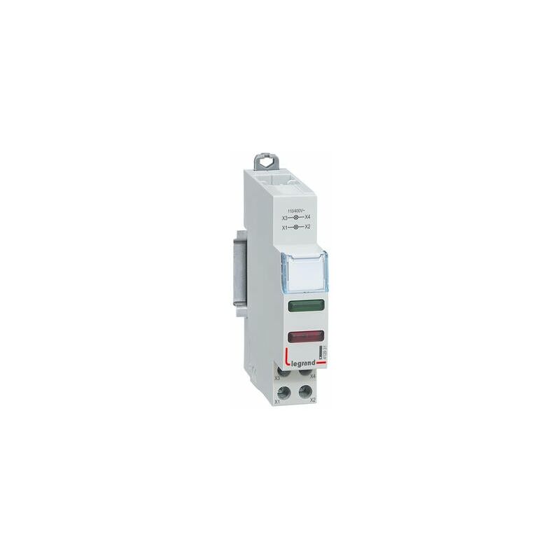 Voyant à led CX³ double 110V à 400V - vert et rouge - 1 module - 412931 Legrand Voyant à led CX³ double 110V à 400V - vert et rouge - 1 module - 412931 Legrand
