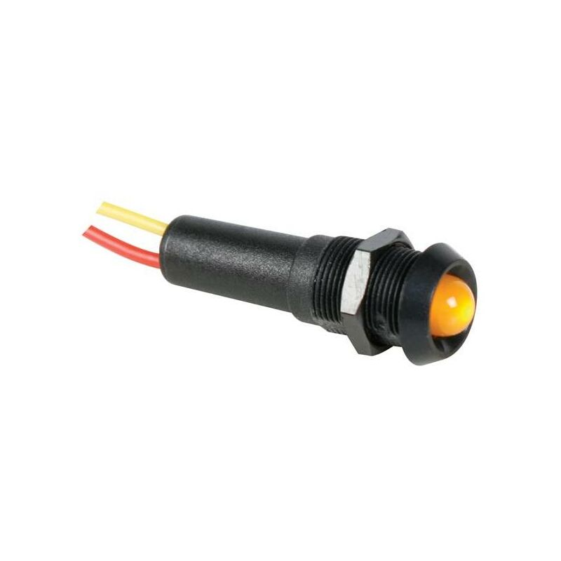 Seder - lampeggiante led 12V giallo - custodia nera