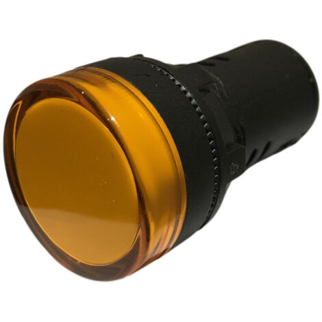 Voyant Led Orange 230vca Pour Armoire électrique - étanche Ip67 - Perçage 22mm