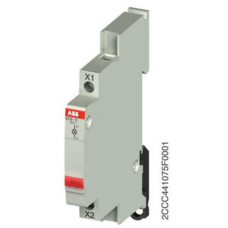 Voyant lumineux 1 LED Rouge 12-48V AC/Dc 2CCA703421R0001 ABB 703421