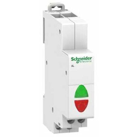 Voyant lumineux double - blanc/blanc - 110...230 VCA - Acti9 - iIL