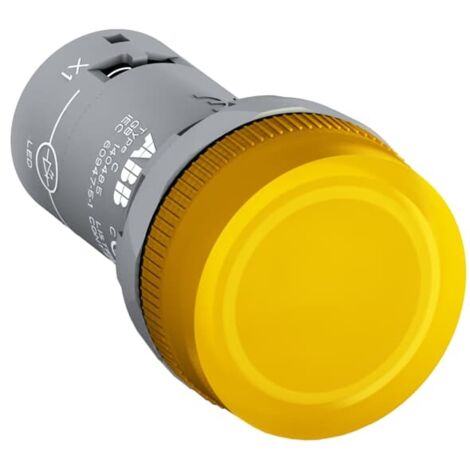 Voyant lumineux LED ABB Jaune 24V, IP66, IP67, IP69K ( Prix pour 1 )