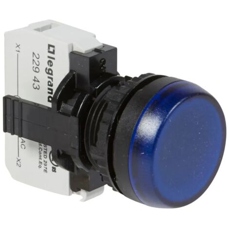 Voyant lumineux Osmoz complet IP69 bleu 230V LEGRAND 023793