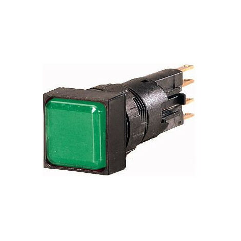 Voyant lumineux plat vert +lampe à incandescence 24 V EATON Q25LF-GN/WB