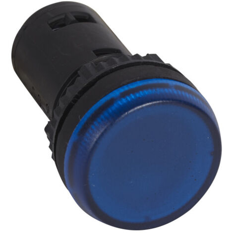 Voyant monobloc avec LED intégrée IP69 Osmoz complet bleu 230V (024613)