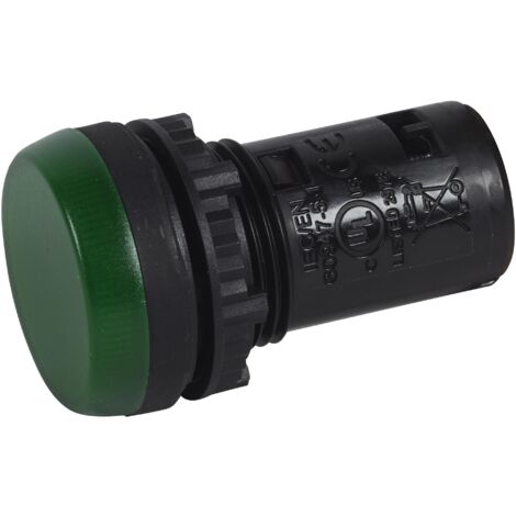 Voyant monobloc avec LED intégrée IP69 Osmoz complet vert 130V LEGRAND 024607