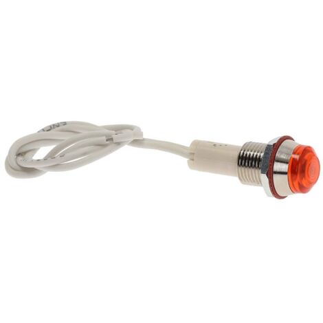 VOYANT ORANGE ROND A VISSER 250V POUR PETIT ELECTROMENAGER ROBOT COUPE - 500523
