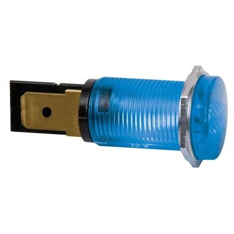 Voyant rond 14mm 220v bleu
