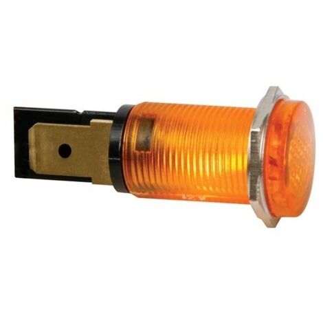 Voyant rond 14mm 220v orange