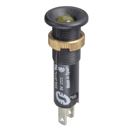 voyant rond - harmony xvla - 8 mm - orange - 24v - schneider electric xvla135
