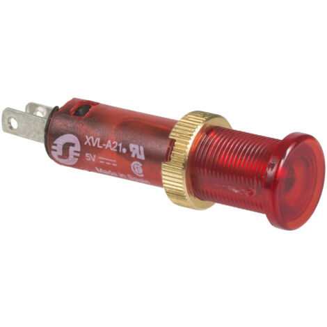 voyant rond - harmony xvla - 8 mm - rouge - 48v - schneider electric xvla244