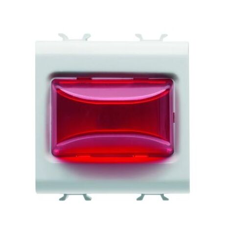 VOYANT SAILLANT ROUGE 3W 2M BLANC GEWISS GW10633