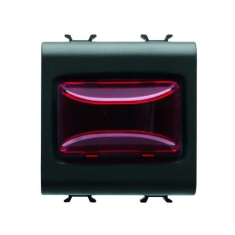 VOYANT SAILLANT ROUGE 3W 2M NOIR GEWISS GW12633