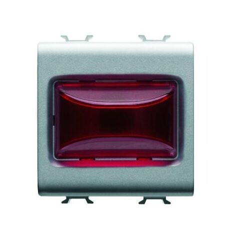 VOYANT SAILLANT ROUGE 3W 2M TITANE GEWISS GW14633