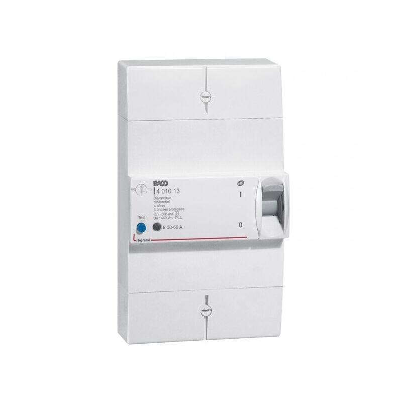 Legrand - disjoncteur de branchement 4 pôles 30/60a - non différentiel