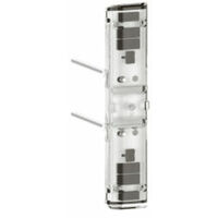 Voyant témoin Easy-Led brochable à LEDs blanches 230V Mosaic - Socle orange - 067685L - Legrand
