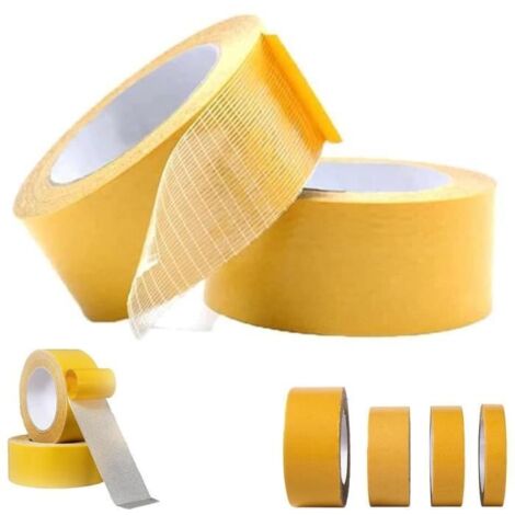 Vozaware Super Tape,Strong Adhesive Double-Sided Gauze Fiber Mesh Tape,High Adhesive Strength Mesh Double-Sided , 2pc, 3cm  10m