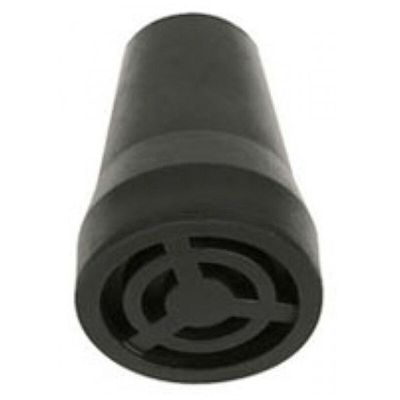 Inofix - Sachet de 25 butées de bâton en caoutchouc noir 21 mm