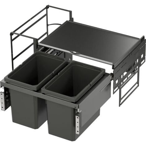 VS ENVI Water Abfalltrennsystem KB 800 mm 2 x 22 L Lava