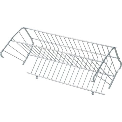 VAUTH-SAGEL VS Schuhablage Kippfront 557 mm Stahldraht kunststoffbeschichtet silber