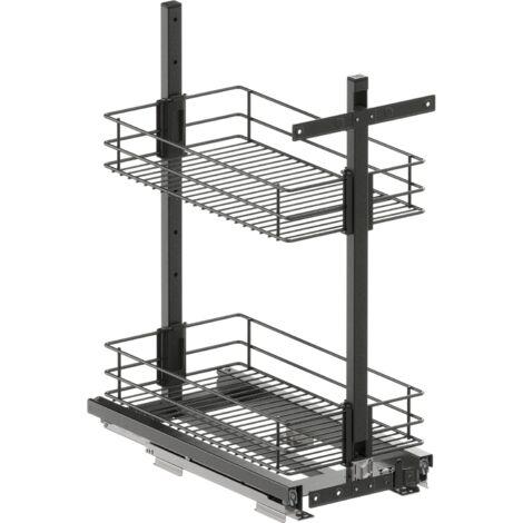 VS SUB Larder Classic Bake Unterschrank - Schrankorganizer Set KB 300mm, Stahl pulverbeschichtet lava