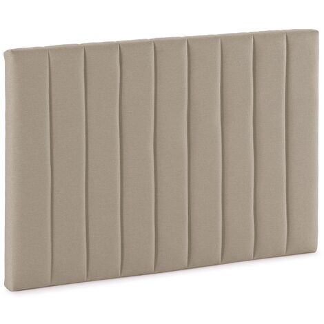 Vs Venta-Stock – Tête de lit tapissée 90x60 cm – Rembourrage en mousse HR – Design sobre et élégant – Couleur beige pour décoration moderne