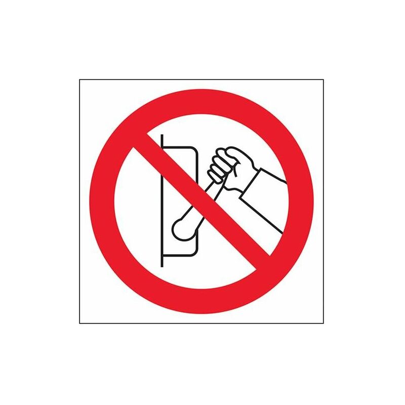 Cartello per proibizione, quadrato, 200 mm x 200