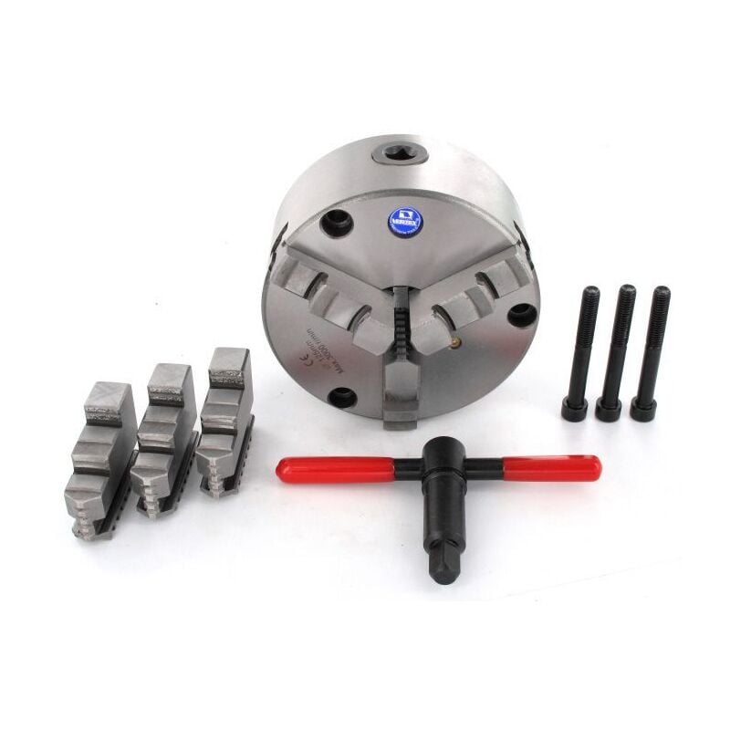 Vertex - Mandrin 3 mors DIN6350 montage à bride fonte VSC-3D-FB