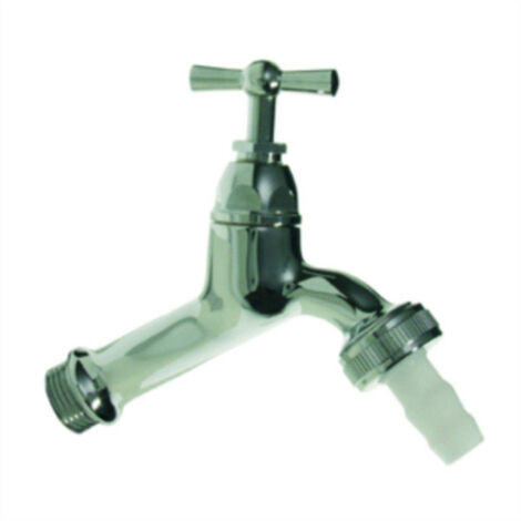 Vsh robinet à écrou 3/4" avec écrou 3/4" chrome