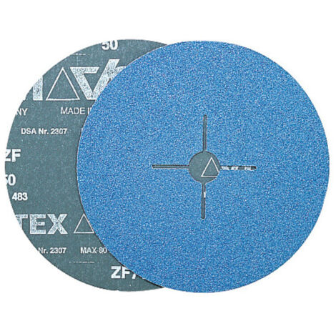 VSM Fiberscheibe ZF 714 Zirkonkorund (ZA),Ø 125 mm, Körnung: 40