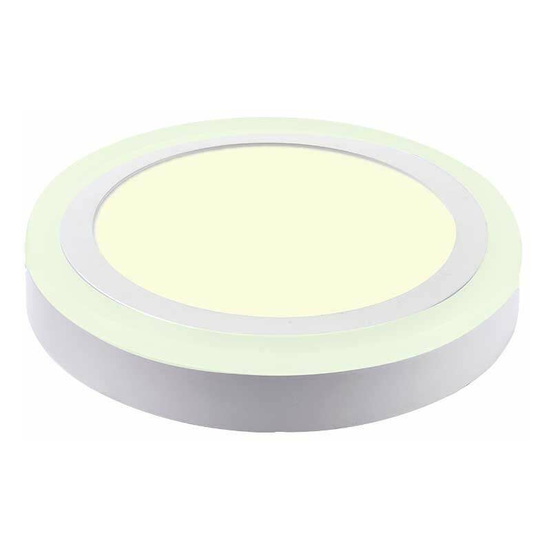 

V-tac - Downlight superficie Twin LED circular 15W 120° Temperatura de color - 6400K Blanco frío