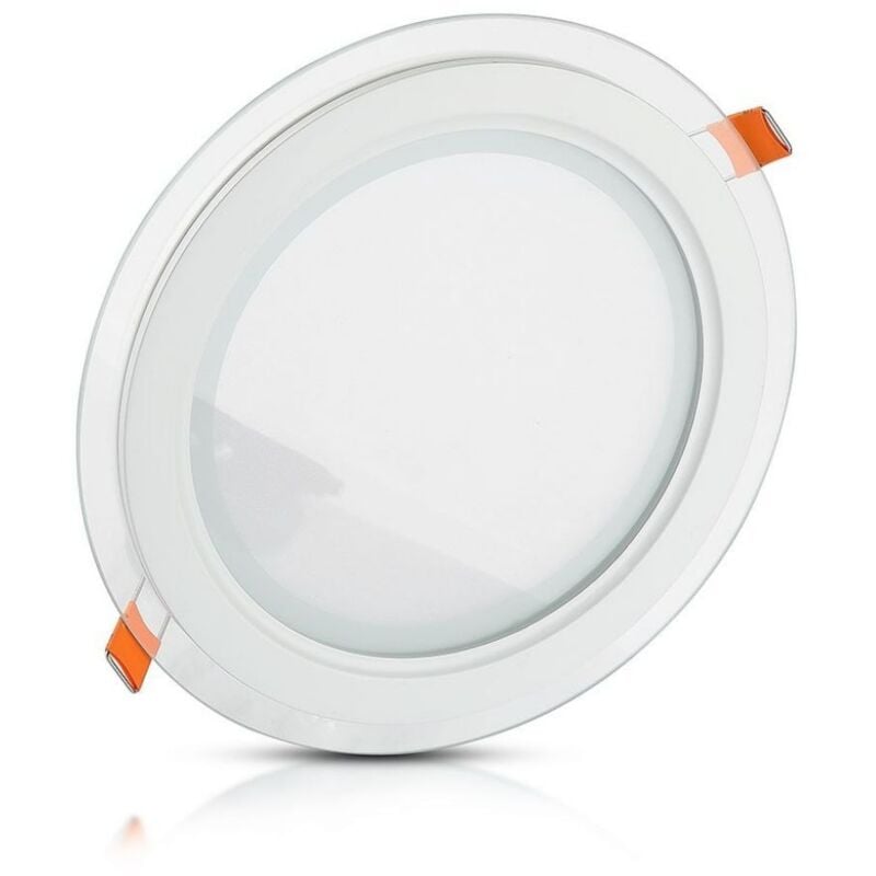 

Mini Panel led Premium Glass circular 18W 120° Temperatura de color - 6400K Blanco frío