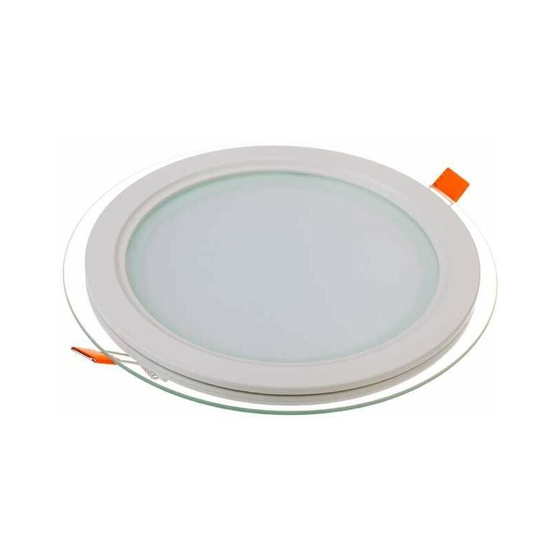 

V-tac - Mini Panel led Premium Glass circular 18W 120° Temperatura de color - 4000K Blanco natural