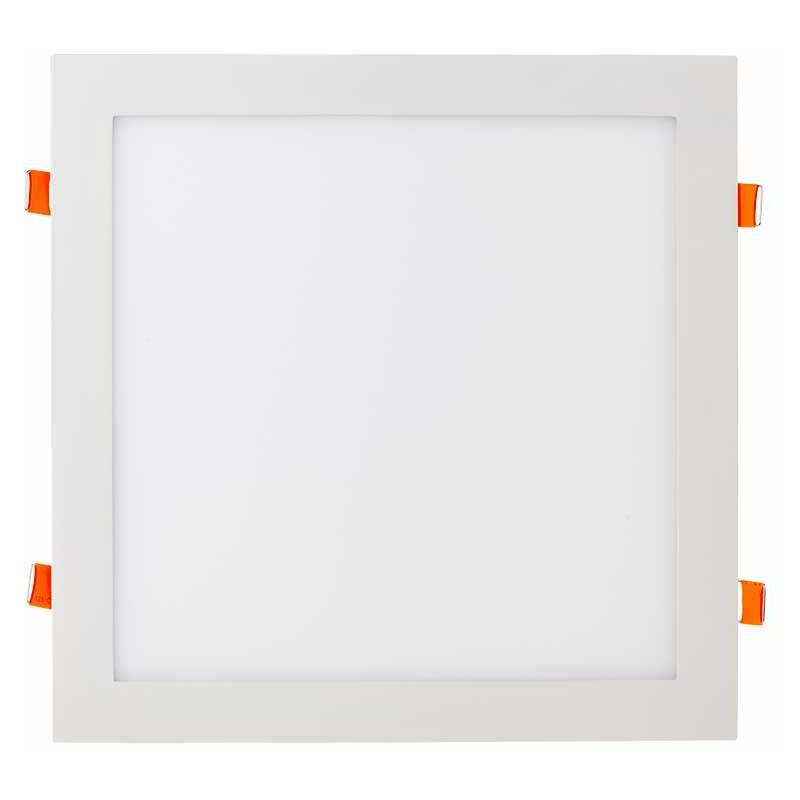 

V-tac - Downlight led extraplano cuadrado blanco 24W 120° Temperatura de color - 3000K Blanco cálido