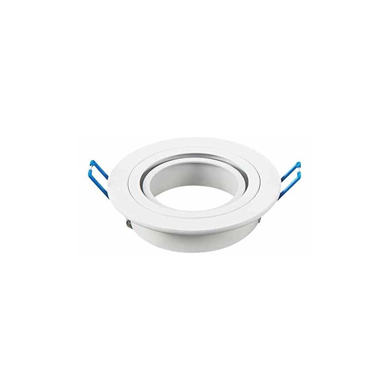 

V-tac - ARO BASCULANTE REDONDO PARA DICROICA LED [PACK 10 UNIDADES] (BLANCO)