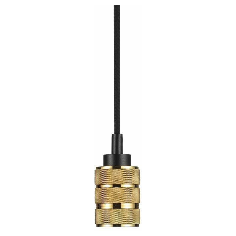 

Portalámparas Serie Metal Holder E27 Cable Textil 1m Gold Aluminum 2F