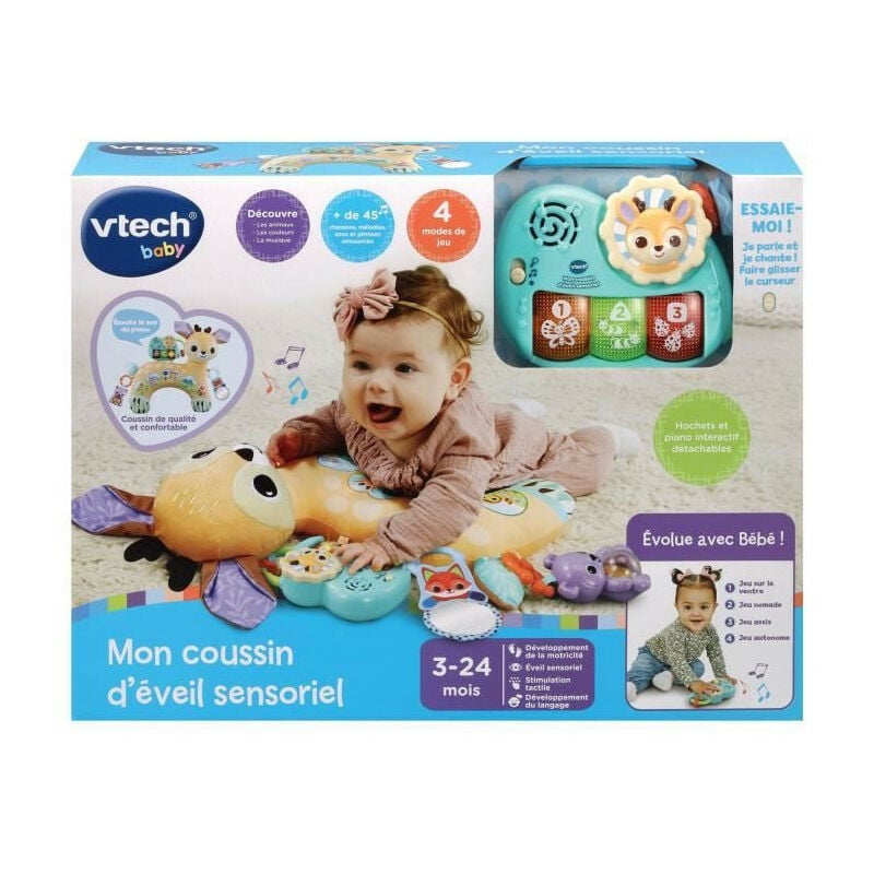 Vtech mon coussin d'éveil sensoriel