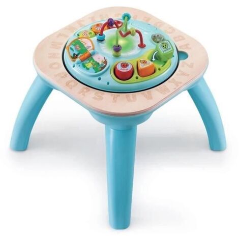 VTECH TABLE D'ACTIVITÉS ÉVOLUTIVE NATURE (JOUET AVEC PARTIE BOIS CERTIFIÉ FSC)