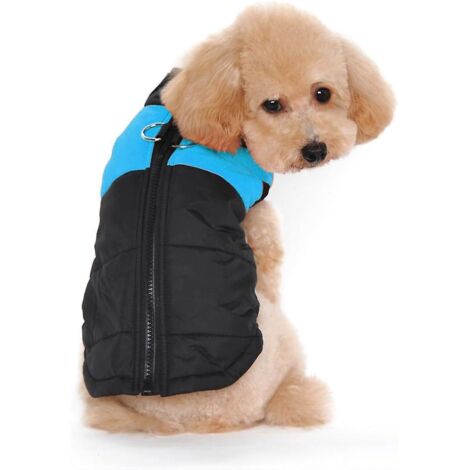 vtements D'hiver Pour Animaux De Compagnie - Bleu S, Manteau En Duvet Rembourr Chaud, Manteau Manteau Pour Chien De Chiot