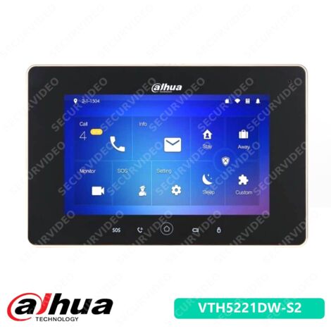 VTH5221D-S2 - Monitor interno VTH Wi-Fi 7" nero