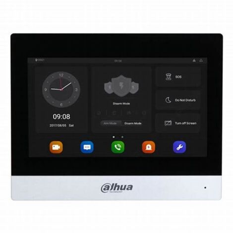 VTH8A21KMS-W - Monitor interno VTH IP/Wi-Fi 7" argento Android