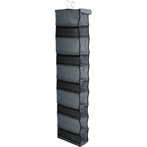 Vtizikl 10 couches penderie sac de rangement suspendu forte charge portant multicouche sac de rangement suspendu pour chaussures chapeau sous-vêtements