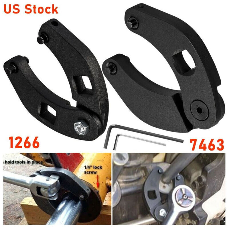 Vtizikl 1266 Clé à écrou réglable et petite clé à écrou universel 7463 pour écrous de cylindre hydraulique de 5,1 cm à 15,2 cm, 2,5 cm à 9,5 cm A