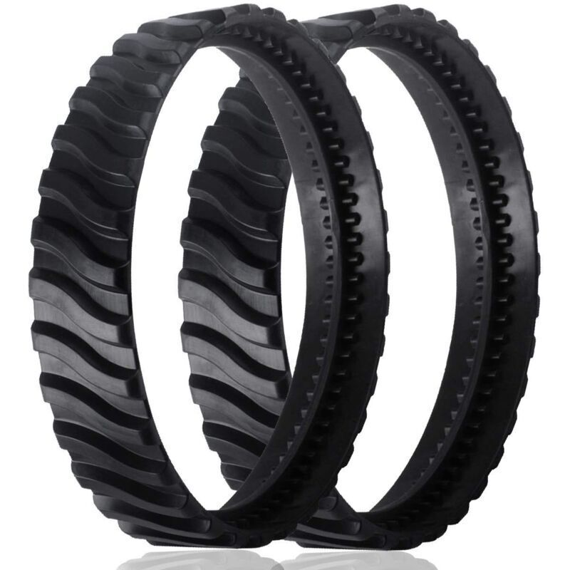 Vtizikl 2 chenilles adaptables pour Zodiac MX6 MX8 MX9, pneus de Robot Nettoyeur Piscine Baracuda R0526100