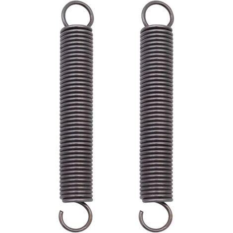 Vtizikl 2 pezzi di molla di estensione in acciaio, molla di compressione estesa, molle a doppio gancio – 2 x 18 x 150 mm