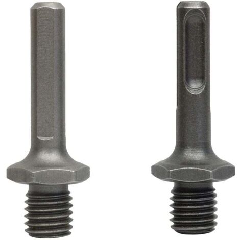 Vtizikl 2 pièces Filetage extérieur M14 pour SDS Plus Adaptateur triangulaire interne et interne pour perçage avec meuleuses