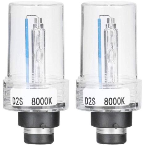 Vtizikl 2pcs ampoules de phare LED, 12V 35W D2S 8000K phare phare ampoule au xénon accessoire de voiture