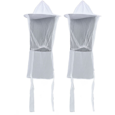 Vtizikl 2pcs Chapeau de Protection d'Apiculteur Chapeau Protecteur d'Apiculture avec Maille Respirante pour Pêcheurs Chasseurs A