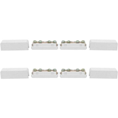 Vtizikl 4Pcs I 16 Bloc Bornes à Vis Câble de Jonction 16mm2, Borniers à Vis Isolés Borniers Connecteur de Câble Électrique pour Fil 2.5mm2-16mm2