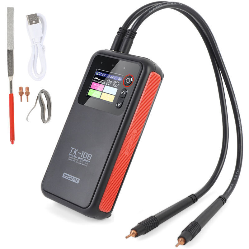 Vtizikl 5000mAh Soudeuse à Points pour Batterie, Machine de Soudage par Point Portable avec Écran LCD Couleurs ,Puanta de Soudage Feuille de Nickel